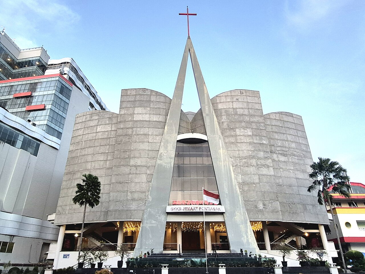 Another view of the GKKB church in Pontianak, West Kalimantan. Illustrative.