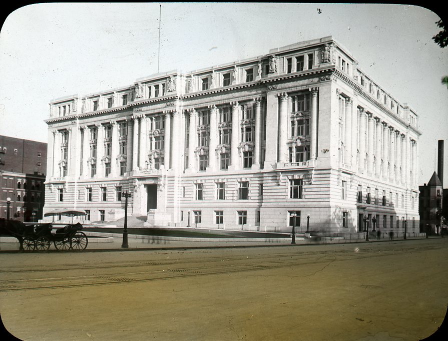 The John A. Wilson Building, seat of the District of Columbia government.