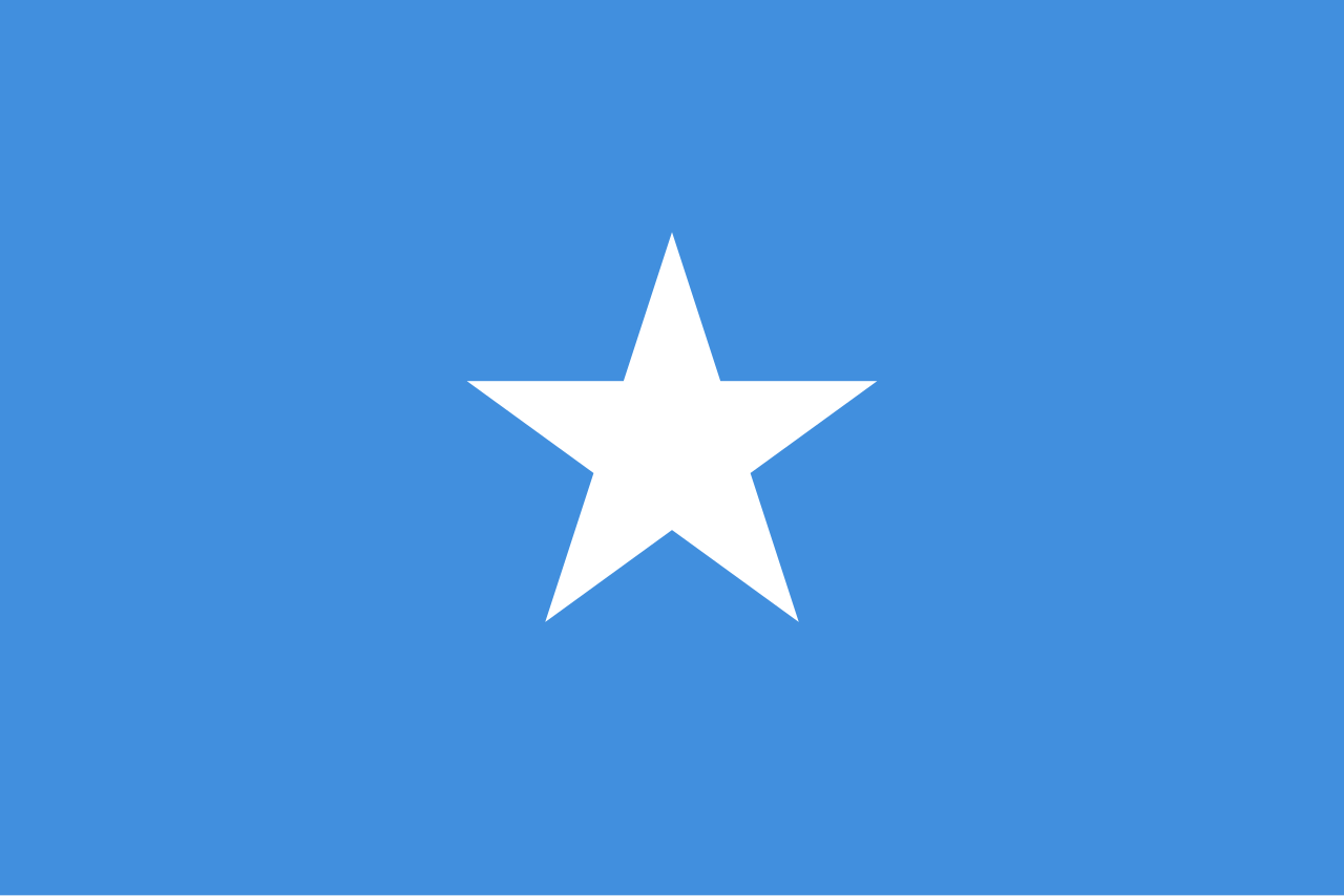 Flag of the Federal Republic of Somalia.